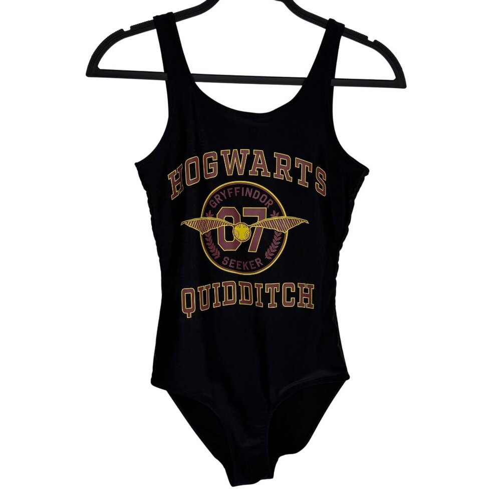 Hogwarts Gryffindor Quidditch Seeker Black Bodysuit Girls 14/16 Womens XS